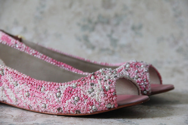 soft pink sharmila sandals- 5mm flat