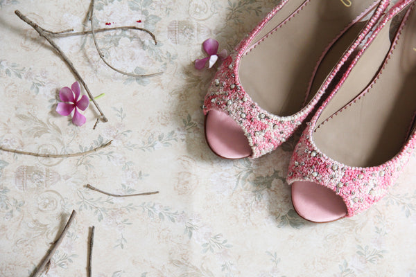 soft pink sharmila sandals- 5mm flat